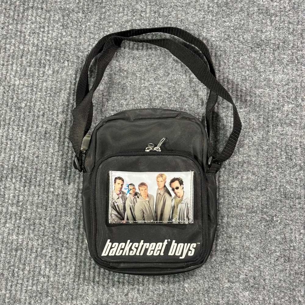 Vintage Backstreet Boys Bag CD & Walkman Holder Crossbody BSB CDs Avon 2000 Y2K